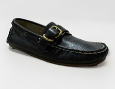 TODS, Boys, Calf Skin, Black, Penny Loafers, The Original Car Shoe, Size 32, NIB