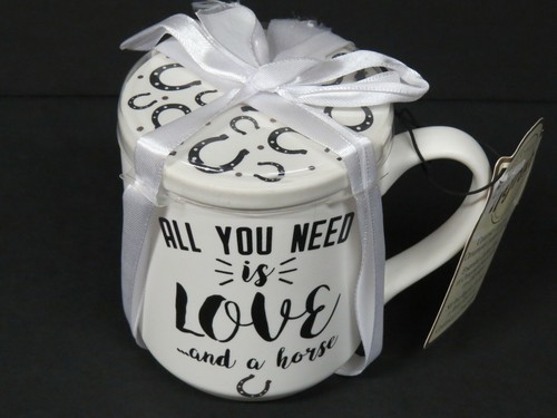 Perfect Horse Lover Valentine Gift Horse Love Mug w/Coaster/Ornament Ceramic NEW - Picture 5 of 10