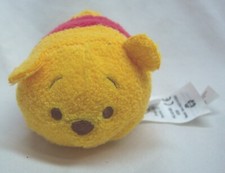 Walt Disney Store TSUM TSUM WINNIE THE POOH BEAR 3" Plush STUFFED ANIMAL Toy