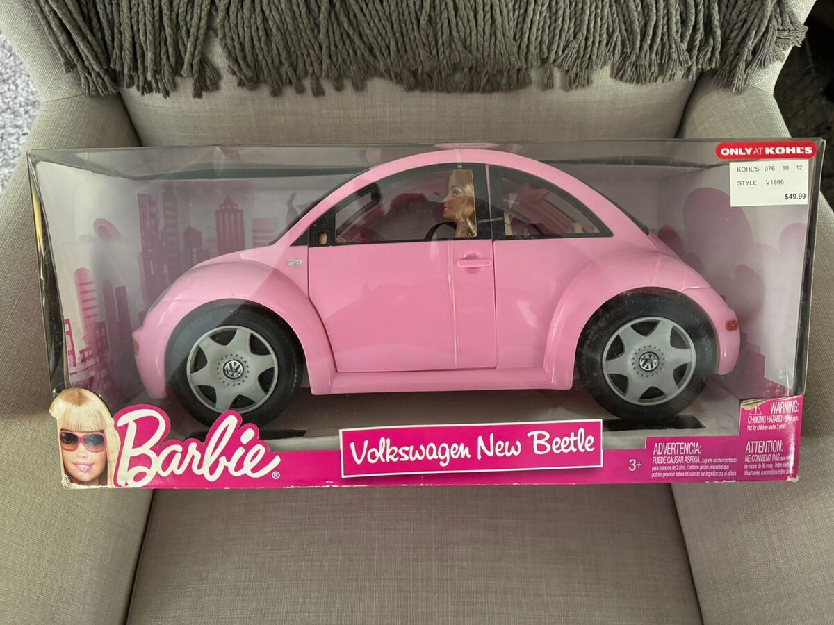 在庫一掃セール売れ筋ランキング BEETLE VOLKSWAGEN PINK Barbie & BUG VW Open Doors - SET DOLL 洋服