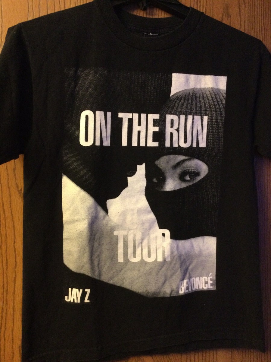 Jay Z & Beyonce - “On The Run” Tour. Black Shirt. No Tag. | eBay
