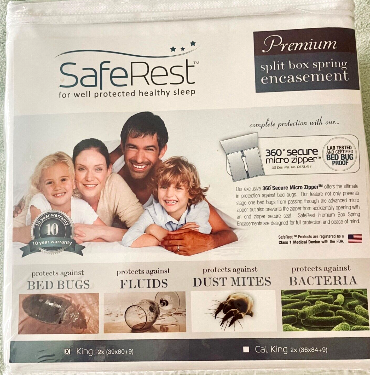 King size split Box spring encasement. Brand new, never used. eBay