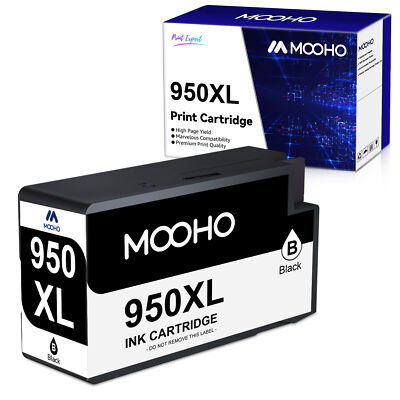 1 Pack High-Capacity Black Ink Cartridge 950XL for HP Officejet Pro 8600 8610