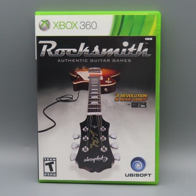 Rocksmith Microsoft Xbox 360 2012 Complete with Manual CIB Tested Game Only