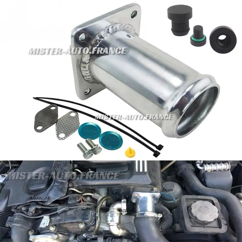 KIT DE SUPPRESSION VANNE EGR + BOUCHON ★BMW E46 E39 E53 E83 E38 318D 320D 330D + - Photo 3/4