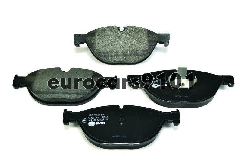 Pastillas de freno delanteras BMW 550i 650i M6 Hella con sensor de pastillas 34116793021 34356791958 Foto 3 de 4