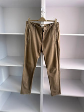 Vintage Helmut Lang Mens Straight Brown Cotton 2000s Pants