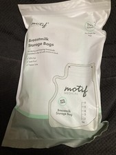 Motif Medical Breast Milk Storage Bags 8oz Single Use Bags 100 count BPA-Free