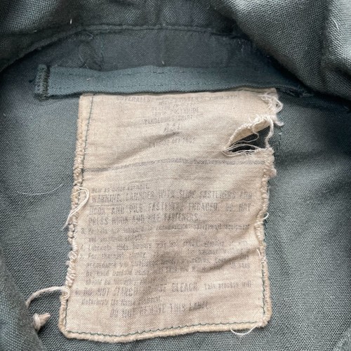 Vintage Flight Suit Men 44L Green Military US Army Zip 1970 Vietnam FR Coveralls - Picture 3 of 13