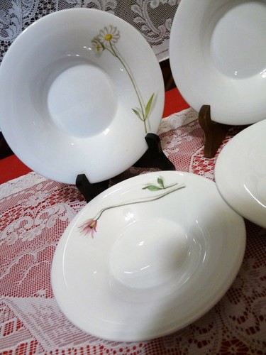 KPM Berlin BERLIN PIANTA Decor 46 - CUP & SAUCER SET w/ Hand Painted WILDFLOWER - Picture 6 of 6