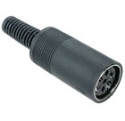 5 x 6-Pin Din Female Socket Connector