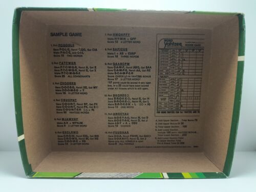 Gioco di puzzle di parole vintage 1982 Word Yahtzee di Milton Bradley E2801 completo 2 - Foto 3 di 3