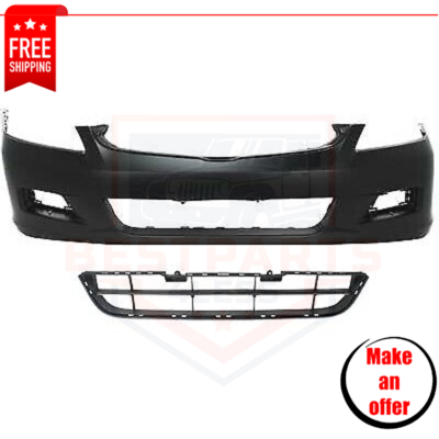 Front Bumper Cover Set for 2006-2007 Honda Accord Bahrain