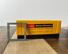 44 Kodak Metal Binders for 2x2 inch Slide Cover Glass, Thin (In Box)