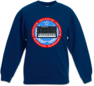 Soviet Synthesizer II Kinder Pullover Audio Sound Wave Electro DJ MC Sowjetunion