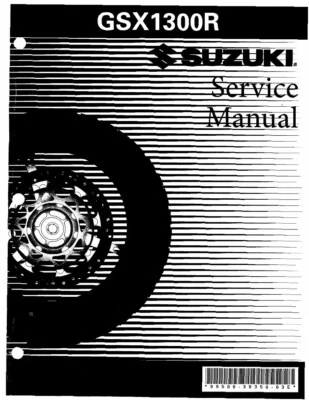 2008-2021 gen 2 k8 Suzuki Hayabusa Service Repair gsx1300R Manual COMB BOUND