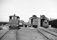 PHOTO   BR British Railways Steam Locomotive J70 68217 + 68223 Wisbech Shed 1951