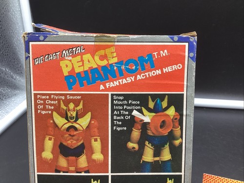 Vintage Shogun Warriors KO Peace Phantom 1977 CIB Diecast Action Figure RARE - Picture 7 of 17
