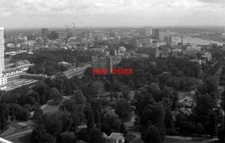 PHOTO  1990 ROTTERDAM ROTTERDAM VIEW FROM EUROMAST TOWER TOWARDS CENTRUM