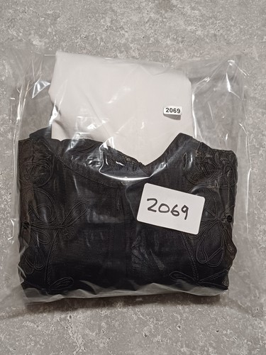 Karen Millen Dress Women UK 10 Small Black White Colour Block Flare - Picture 12 of 12
