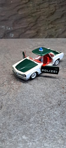 Tekno Polizeiauto Merzedes Benz 230 SL Zerlegbar! 60er