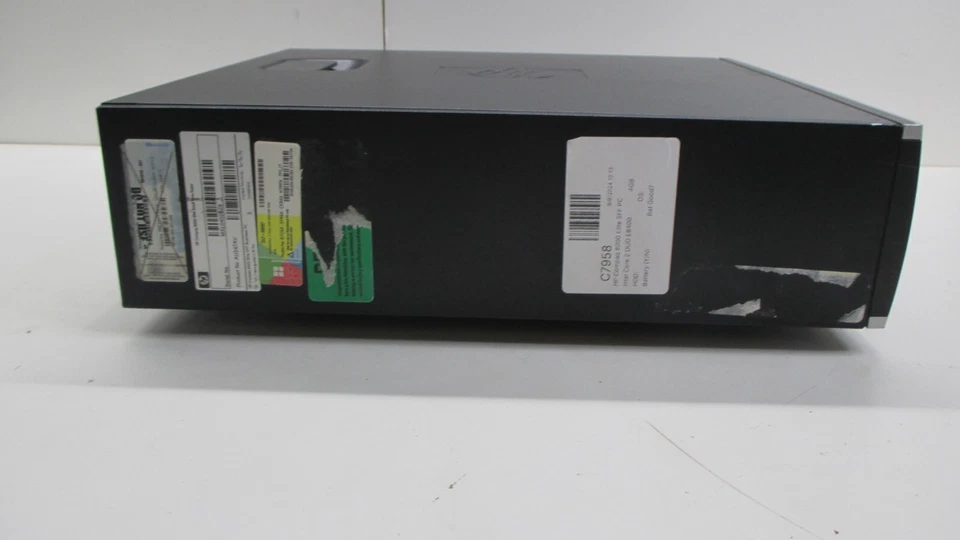 HP Compaq 8000 Elite Desktop PC Intel Core 2 Duo E8400 4GB Ram No HDD - Image 3 of 4