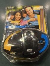 Vivitar iTwist 613 Digital Camera Camcorder Black Open Box CD Disc Not In Box