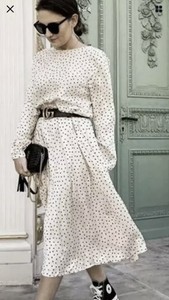 zara creased effect dress