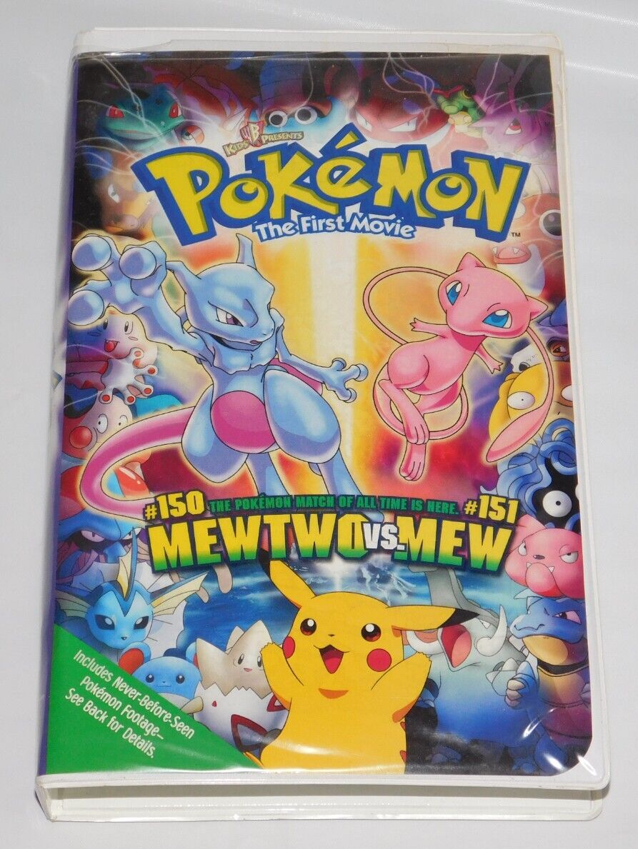 Pokémon the First Movie: Mewtwo Strikes Back (VHS, 2000, Clamshell)