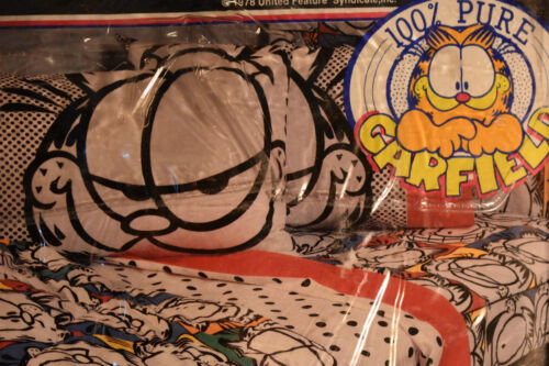Garfield Vintage Twin Comforter & matching 3 Piece Bed Set NEW - Picture 5 of 8