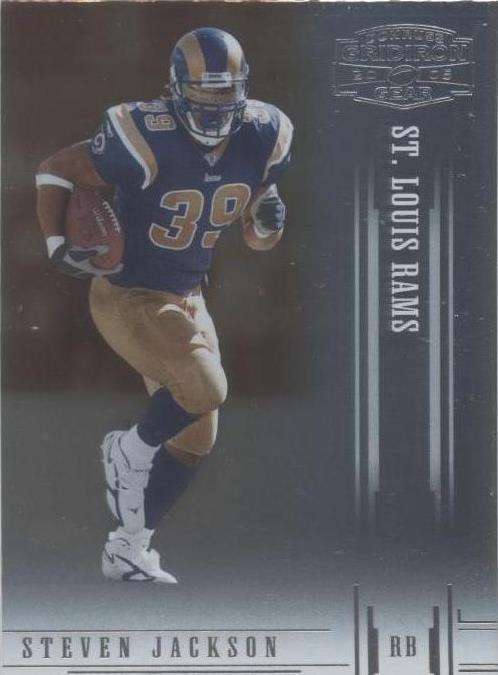 2005 Donruss Gridiron Gear Steven Jackson #92 - 1 of 2