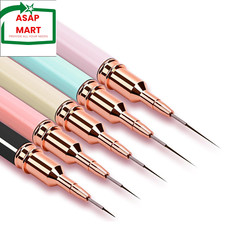 JASSINS Nail Art Liner Brushes, 5Pcs Gel Polish Painting Art Design Pen Set
