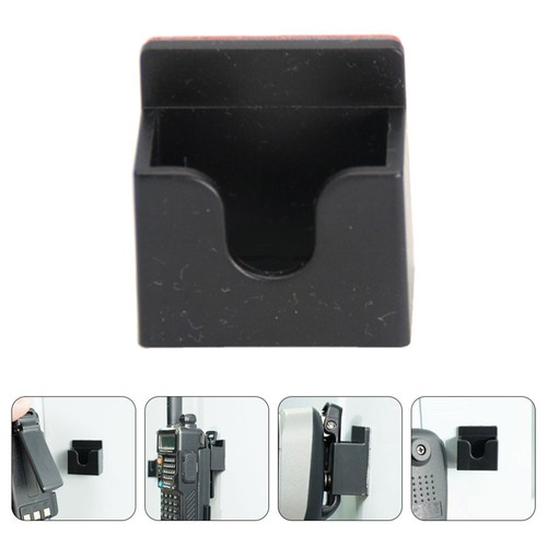 2 Pcs Hook Cb Radio Hanger Stand Clip Holder