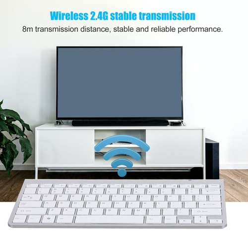 Wireless Keyboard and Mouse Set Portable Small Quiet for Laptop Simple - Photo 11/12