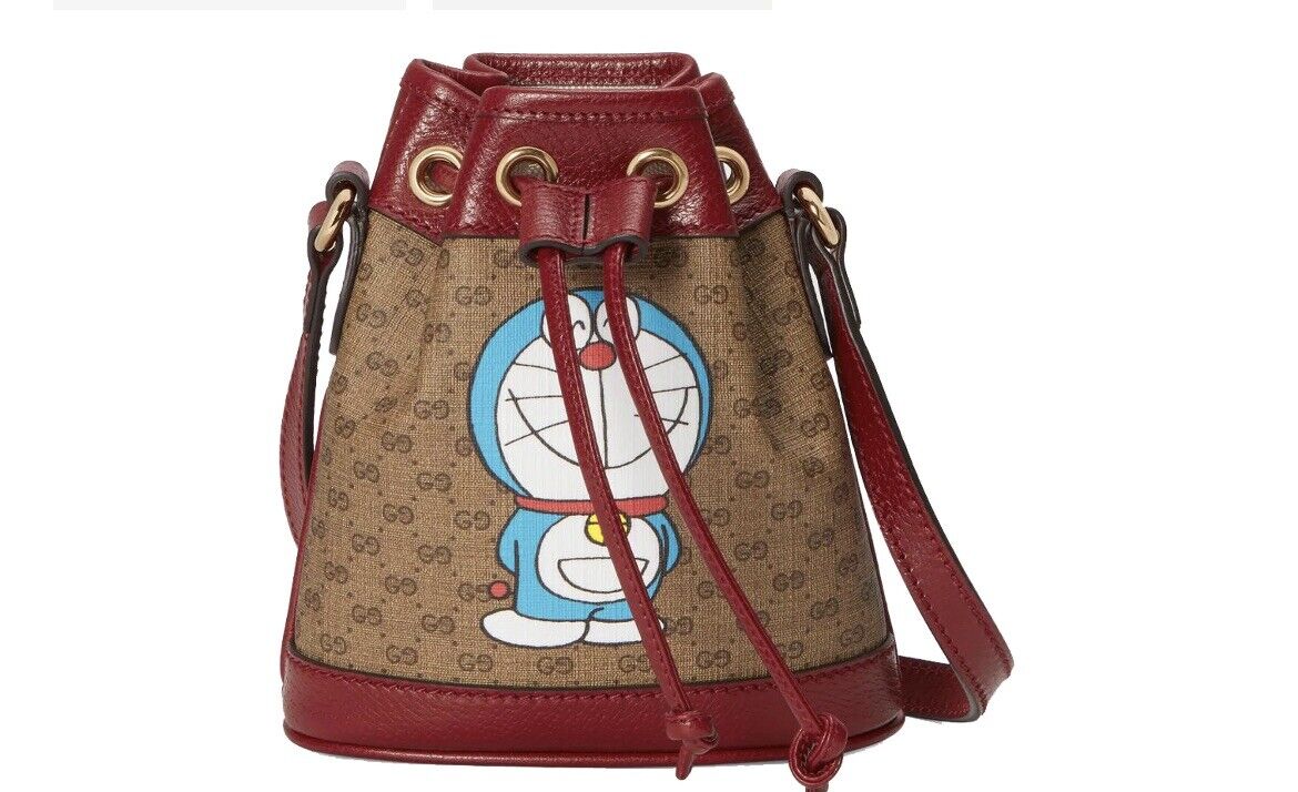 Brand New Gucci X DORAEMON x GUCCI mini bucket bag Purse Brand New Gucci X DORAEMON x GUCCI mini bucket bag Purse