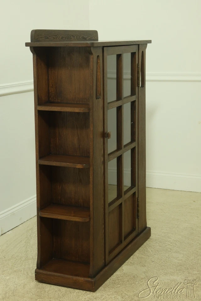 54342EC: Librería Mission Oak Stickley Design 1 puerta Foto 3 de 4