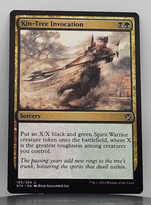 Kin-Tree Invocation - Khans of Tarkir - KTK - 183/269 - MTG | eBay