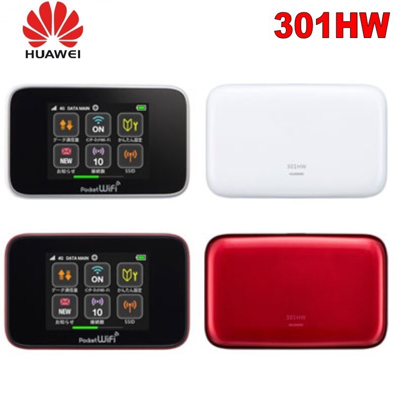 Unlocked Huawei 301hw 4G Pocket Wifi 4g LTE Wireless Router with 
