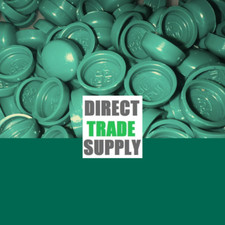 Decorative Plastic Two Piece Gloss Screw Cap Covers 6-8 Gauge Screws - 13.1mm