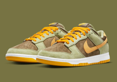 NIKE DUNK LOW PRM DLS SB希少‼️ナイキダンク24cm Nike Dunk Low Dusty Olive Pro Gold DH5360-300 Mens New 8-14 | eBay