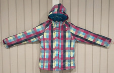    9.5/10 The North Face Girls Hyvent Rain Jacket Hooded Full Zip Size L 14-16