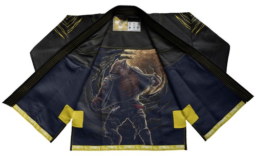 Raven Fightwear Men's BJJ Horror Werewolf Brazilian Jiu Jitsu Uniform Premium Gi - Picture 2 of 6