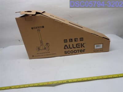 Allek Kick Scooter Foldable F02- Black - 18300708
