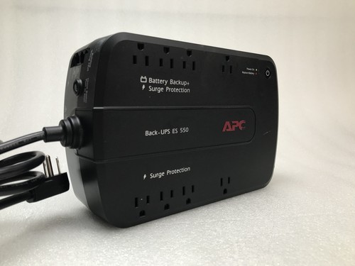 APC Back-UPS ES 550 BE550G 8-Outlet Battery Back Up Surge Protector, NO BATTERY - 第 1/4 張圖片