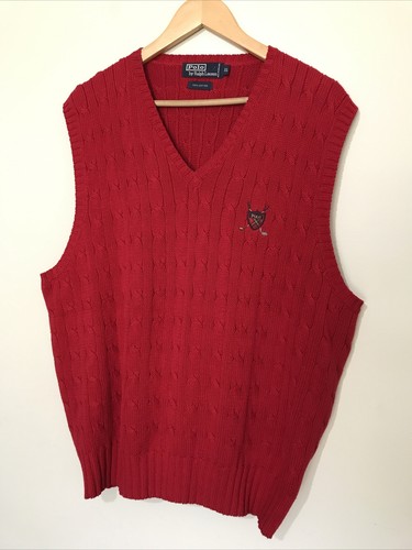 Polo By Ralph Lauren Mens Sweater Vest 