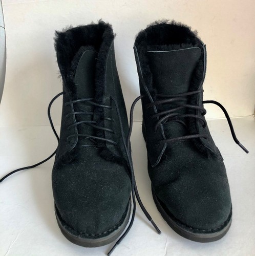 ugg quincy lace up chestnut suede