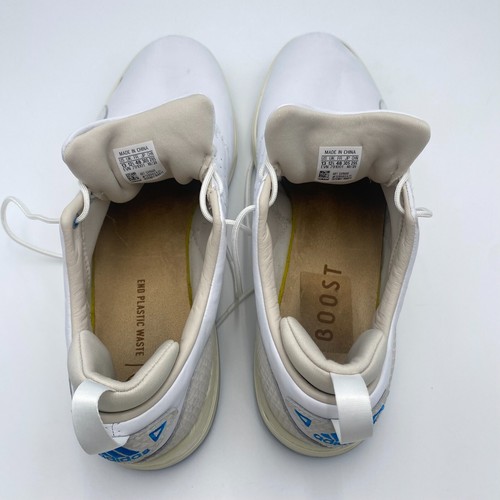 Zapatos de golf Adidas Flopshot de cuero sin clavos para hombre EE. UU. 13 blanco nube GV9668 - Imagen 13 de 15