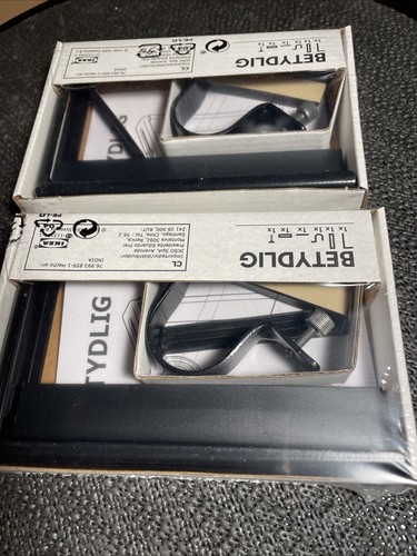 IKEA Gardinenstangenhalterungen (2er Set) BETYDLIG Farbe schwarz NEU - Bild 4 von 5