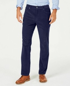 Club-Room-Men-039-s-Navy-Blue-Corduroy-Flat-Front-Pants-Size-40-40x32-MSRP-59-A5820