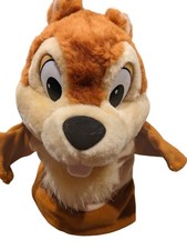 Mattel 1993 Disney from Chip  Dale The Chipmunks Black Nose Plush Hand Puppet